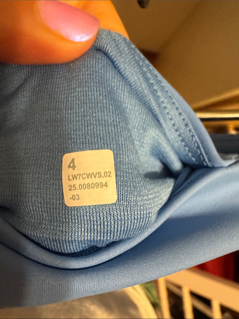 Lululemon Fast and Free Airflow MR Run Short 3” NWT SIZE 4 - Picture 6 of 6